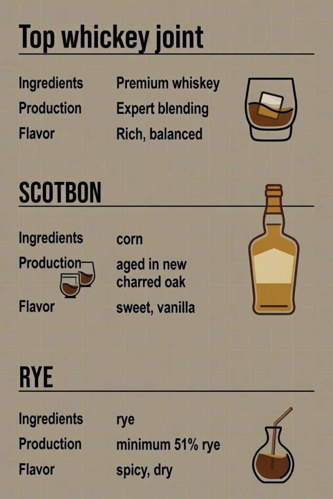 Difference Between Scotch, Bourbon, and Rye Whiskey